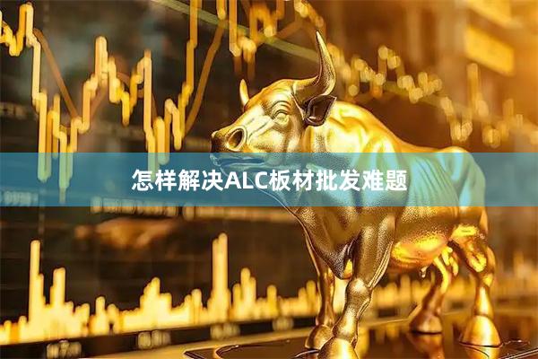 怎样解决ALC板材批发难题